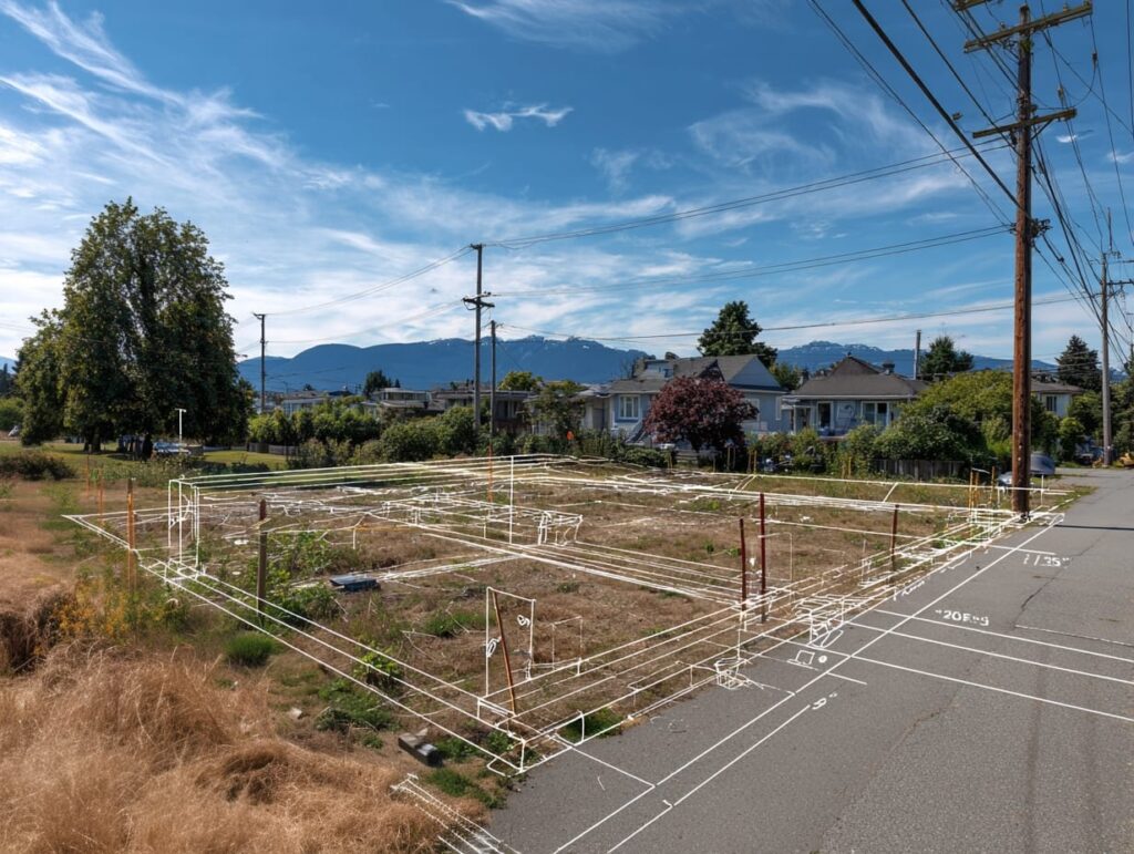 vacant lot in greater vancouver for custom home build