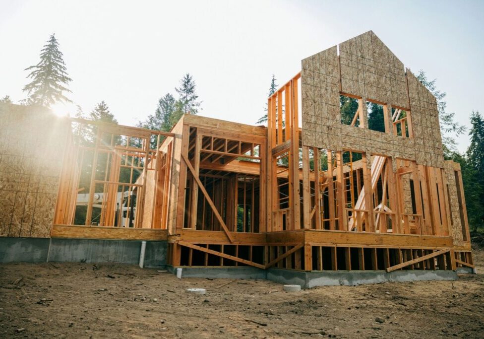 new home construction during framing