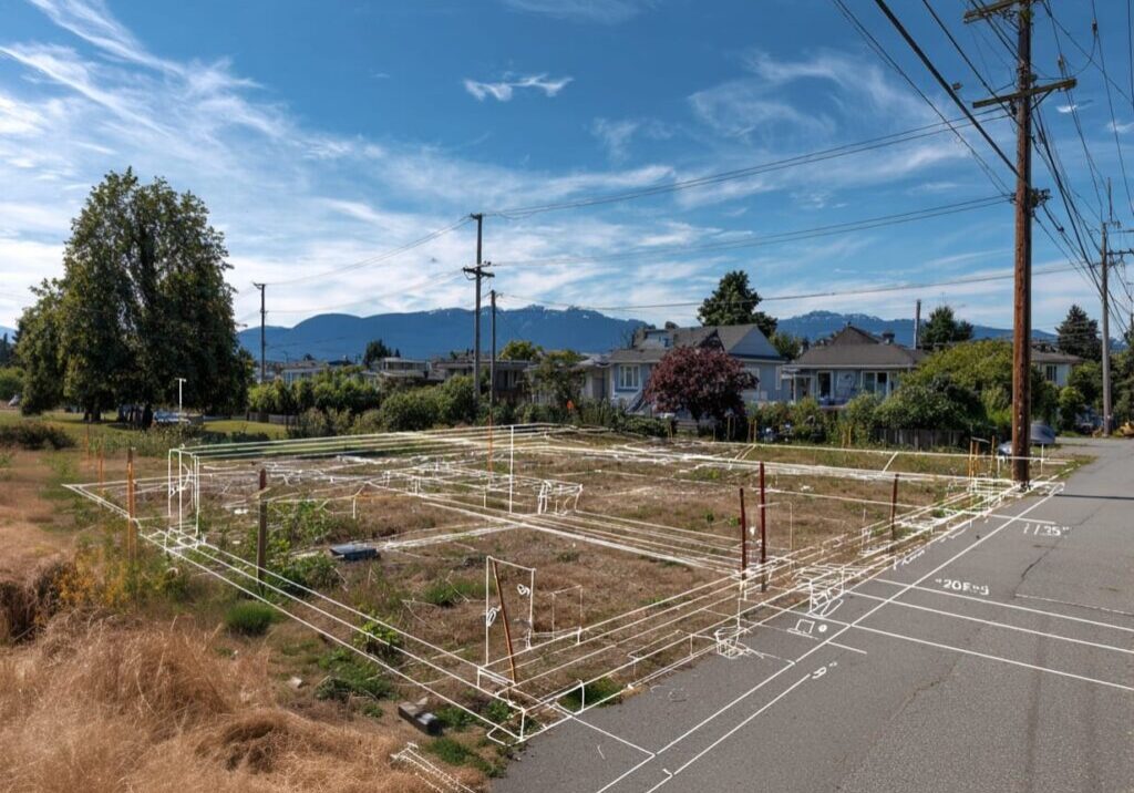 vacant lot in greater vancouver for custom home build